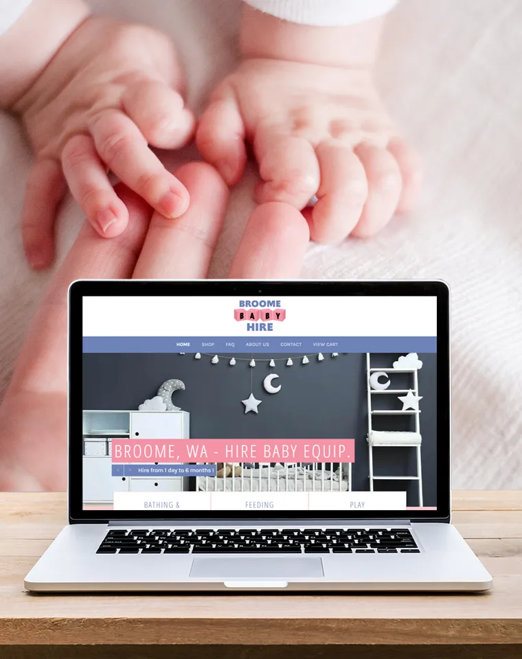 Broome Baby Hire - Shopify Design and Development