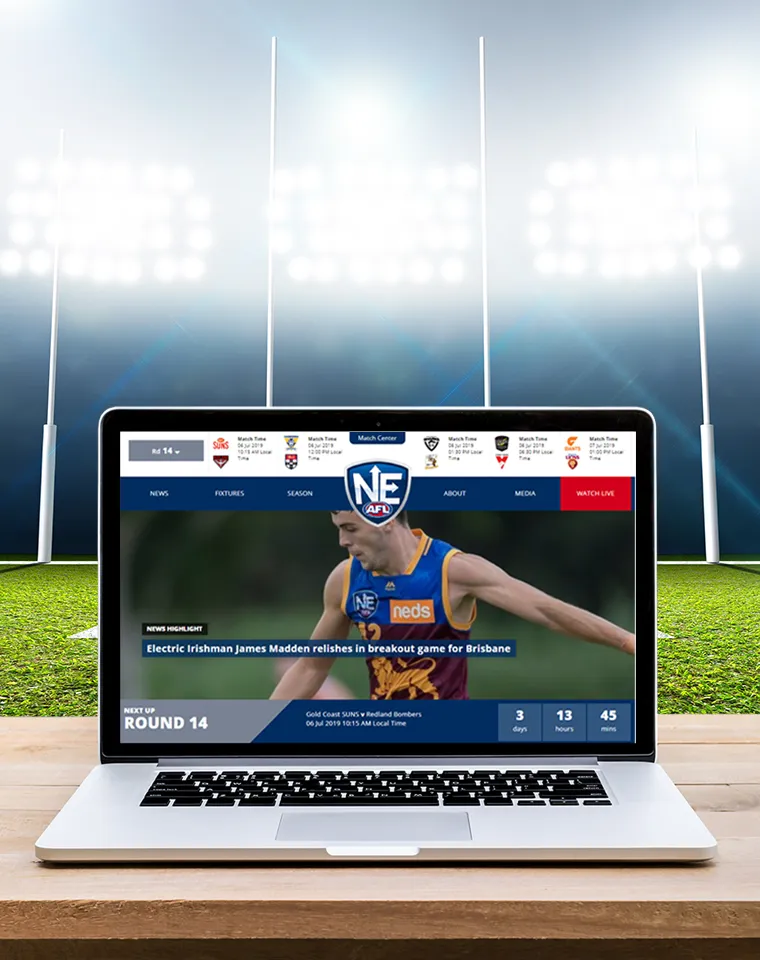 NEAFL - Custom CMS and Web Design & Development